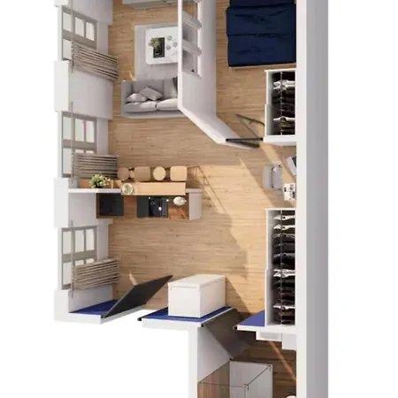 Apartamento Le Blue Cozy Loft *
